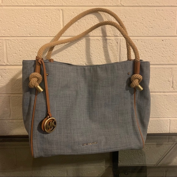 michael kors denim purse